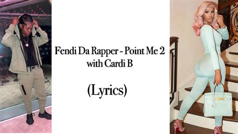 fendi ft cardi|FendiDa Rappa 'Point Me 2' (with Cardi B) [Official Video].